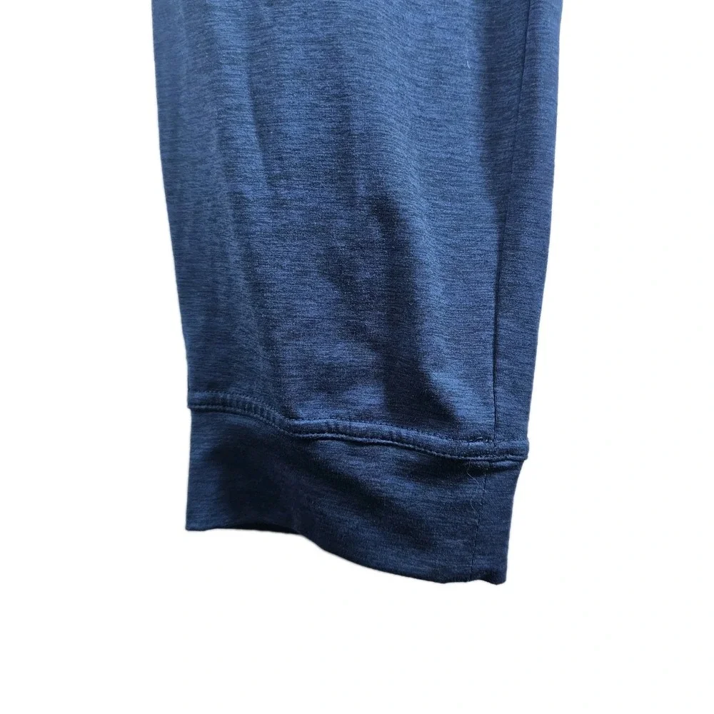 Glacier Men's Performance tapper leg Jogger pants Wicking Zipper Pocket Blue XL‎